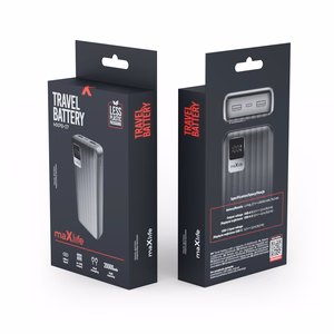 Maxlife barošanas banka MXPB-07 20000 mAh melna