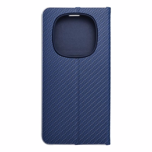 LUNA Book Carbon viedtālruņa apvalks XIAOMI Redmi Note 14 PRO 4G zils