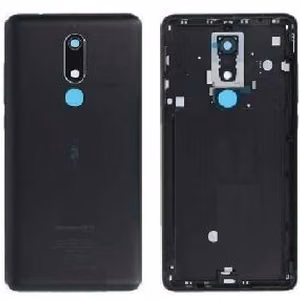 Aizmugurējais vāciņš Nokia 5.1 melns oriģināls (lietots Grade B)