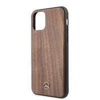 Mercedes Wood Line Walnut apvalks iPhone 11 Pro Max - brūns