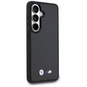 BMW M Kevlar Logo MagSafe Case for Samsung Galaxy S26 - Black