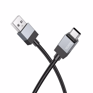 Кабель USB A to USB C Hoco 3A 1 m X110 черный