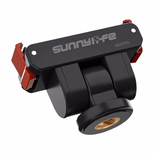 Sunnylife AD035 magnētiskais montāžas adapteris 1/4", pagriežams 180° leņķī, OSMO 360, ACTION 5 PRO, OSMO ACTION 4/3/2
