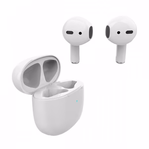 ART bezvadu austiņas Bluetooth TWS ar dokstaciju Lightning AP-TW-B1 balta
