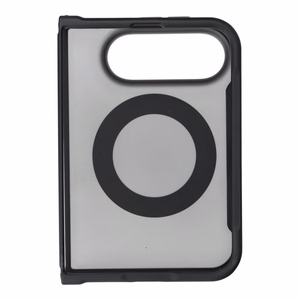 Melns Forcell F-Protect 4sD-i Smoke Hybrid Kickstand Premium vāciņš modelim iPhone Duo, saderīgs ar MagSafe