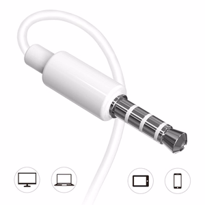 Dudao vadu austiņas mini jack 3.5mm baltas (X10S white)