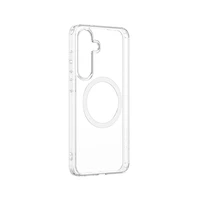 AmazingThing Minimal Mag viedtālruņa apvalks ar magnētisko gredzenu Samsung Galaxy S25+ - caurspīdīgs