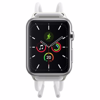 Baseus regulējama sporta siksna Apple Watch 3/4/5/6/SE 38/40mm (LBAPWA4-A24) balta-rožā