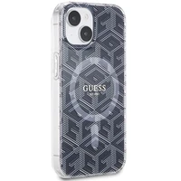 Guess IML GCube Magnētiskais apvalks iPhone 15 Plus / 14 Plus - melns