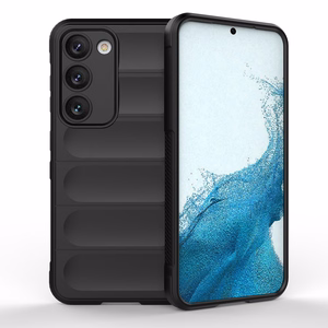 Magic Shield viedtālruņa apvalks Samsung Galaxy S23+ elastīgs bruņots pārsegs melns
