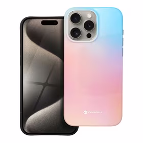 FORCELL F-PROTECT Mirage, militāri pārbaudīts apvalks ar MagSafe, saderīgs ar IPHONE 15 PRO MAX rozā zila