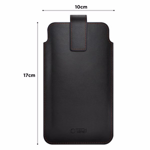 Tech-Protect SM65 viedtālruņa apvalks 6.0–6.9" viedtālruņiem - melns un sarkans
