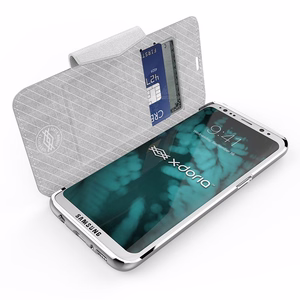 X-Doria Engage Folio maka tipa vāciņš ierīcei Samsung Galaxy S8+, balts