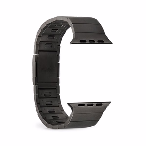 Puro TITAN Stainless Steel Apple Watch Band 42/44/45/49mm - Black