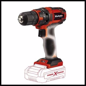 Einhell TC-CD 18/35 Li-Solo – akumulatora urbjmašīna-skrūvgriezis, melns/sarkans