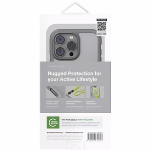 Uniq Combat Active Magclick Charging Case for iPhone 16 Pro - Gray