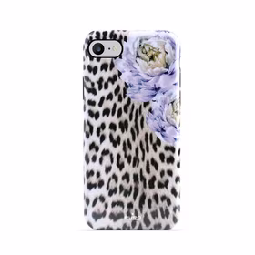 PURO Glam Sweet Leopard - maciņš iPhone SE 2020/8/7 / 6s (Leo Peonies)