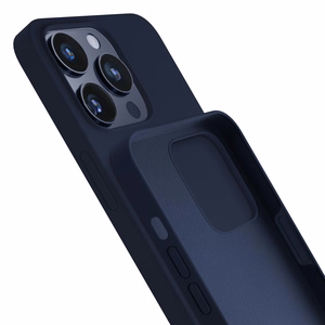 3mk Silicone Case for iPhone 16 Pro - Navy Blue