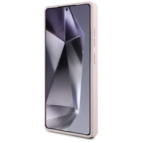 Viedtālruņa apvalks Samsung Galaxy S25 Ultra – rozā, Guess silikona lielais 4G logotipa apakšējais uzraksts