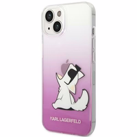 Viedtālruņa apvalks Karl Lagerfeld KLHCP14MCFNRCPI iPhone 14 Plus 6.7\" rozā / rozā Choupette Fun