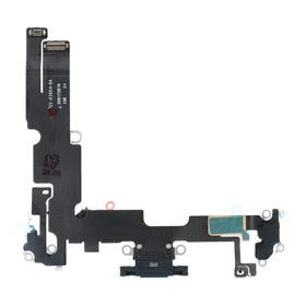 Uzlādes fleksis USB IPHONE 14 Plus melns (izvilkts)