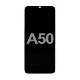 LCD displejs Samsung Galaxy A50 melns Augstākās kvalitātes
