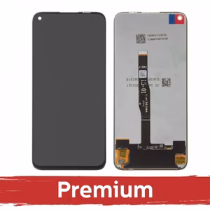 LCD Displejs Saderīgs ar Huawei P40 Lite / Nova 6 SE / Nova 5i Melns OEM