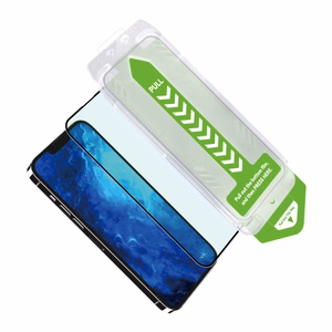 9H закалённое стекло с монтажной рамкой для iPhone 15 Plus Wozinsky Premium Glass - чёрное