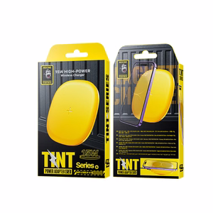 WEKOME WP-U165 Tint Series Qi bezvadu uzlādes paliktnis, 15 W, dzeltens