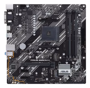 Mātesplate ASUS Prime B550M-K AMD B550 AM4 Micro-ATX DDR4 4x Slots 2x M.2