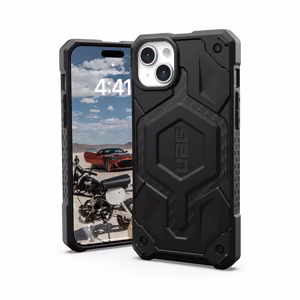 UAG Monarch Pro viedtālruņa apvalks ar MagSafe iPhone 15 Plus - melns oglekļa