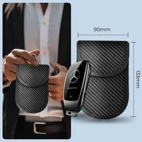 Tech-Protect KLR100 automašīnas atslēgu apvalks ar RFID aizsardzību - melns - oglekļa