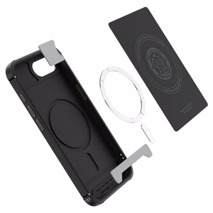 Spigen Core Armor Magnētiskais MagSafe viedtālruņa apvalks iPhone 16e - melns