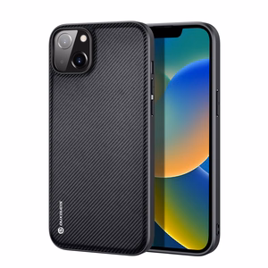 Dux Ducis Fino neilona viedtālruņa apvalks iPhone 14 Plus melns