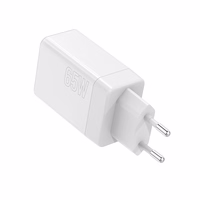 Maxlife MXTC-08-65ACC PD QC lādētājs 2x USB-C 1x USB 65W balts