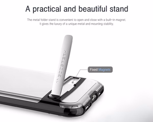Mercury Dream Bumper vāciņš ierīcei Samsung Galaxy S9, ar metāla statīvu, zelta krāsā