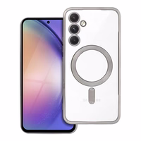 ELECTRO MAG COVER viedtālruņa apvalks saderīgs ar Magnētisko MagSafe SAMSUNG A54 titāna pelēka