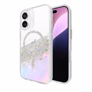 Case-Mate Karat MagSafe vāciņš ierīcei iPhone 16, hologrāfisks Soap Bubble