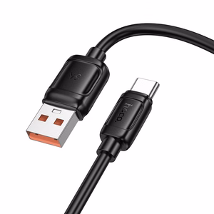 Cable USB A to USB C Hoco PD 5A 100W 1 m X115 black