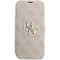 Guess Book 4G Metal Logo viedtālruņa apvalks iPhone 17 Pro Max - rozā