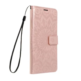 MEZZO Grāmatu futrālis priekš SAMSUNG A37 5G mandala rose gold