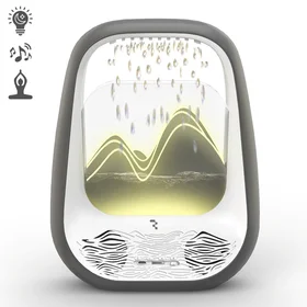 Bezvadu miega un relaksācijas skaļrunis Reach Relaxing Rain pelēks