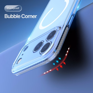 DUX DUCIS apvalks CLIN MAG saderīgs ar MagSafe IPHONE 17 Pro Max caurspīdīga