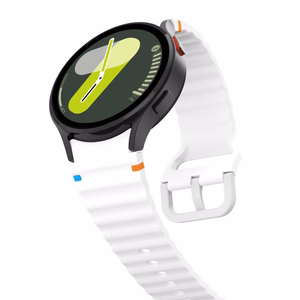 TECH-PROTECT SILICONE SPORT SAMSUNG GALAXY WATCH 4 / 5 / 5 PRO / 6 / 7 / FE БЕЛЫЙ