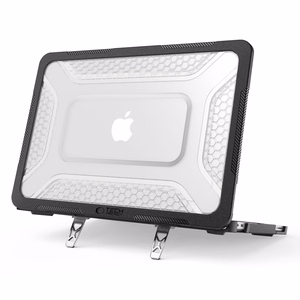 Tech-Protect Kevlar Pro Case for MacBook Neo 13" 2026 - Black and Clear