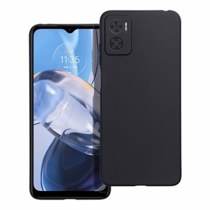 Matētais viedtālruņa apvalks MOTOROLA E22 / E22i - melns (m)