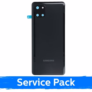 Aizmugurējais vāks, saderīgs ar Samsung N770 Note 10 Lite / Aura melns / (Service Pack)