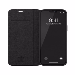 Adidas OR bukleta apvalks BASIC iPhone 12 Pro Max - melns un balts