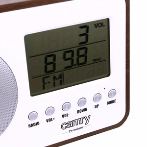 Camry CR 1153 – pārnēsājams digitālais radio, melns/balts