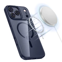 Tech-Protect MagMat MagSafe maciņš iPhone 17 Pro Max caurspīdīgs tumši zils